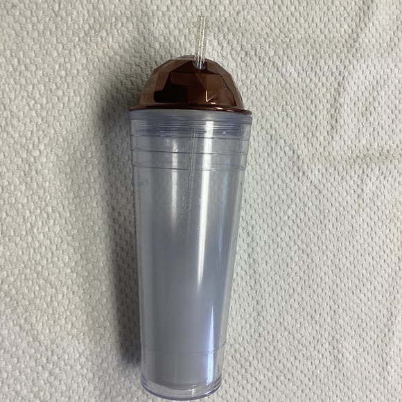 Starbucks Other - Starbucks Venti Frosted Copper Dome Tumbler 24 oz Double Wall VGUC